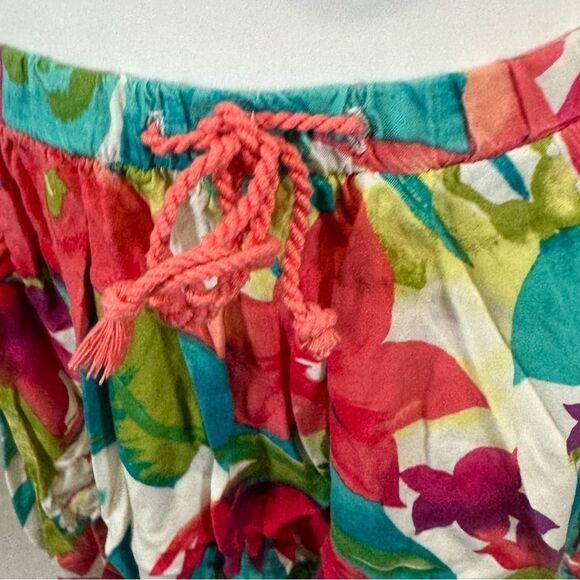 Colorful tropical print flowy skirt size small - Picture 2 of 3